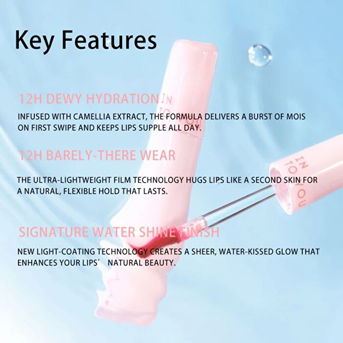 Into You Water Coating Lip Tint - 6 Colors - #CT05 Rosy Glow - 2.6g