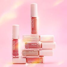 Sowin Glass Glow Glitter Lip Gloss - 6 Colors - 01 Frosty Gleam - 8g