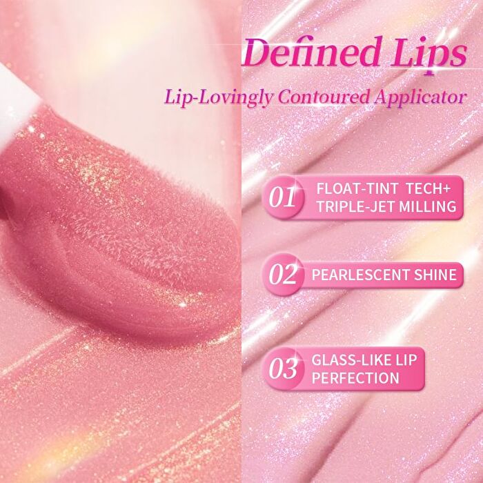 Sowin Glass Glow Glitter Lip Gloss - 6 Colors - 04 Lilac Glitz - 8g