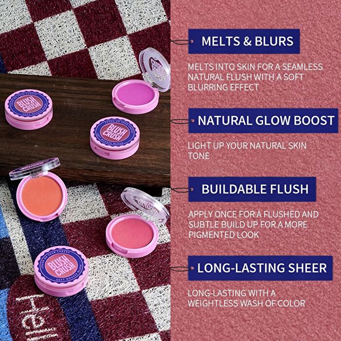 Sowin Glass Glow Mousse Blush - 6 Colors - 05 Dazzled - 4.5g