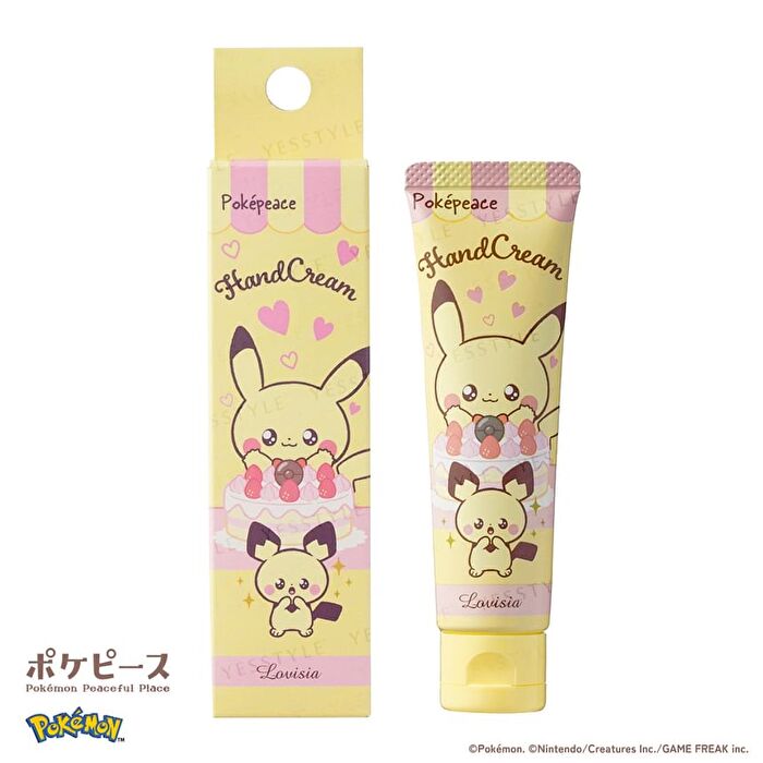 Pokemon Pokepeace Hand Cream - Pikachu & Pichu Fruit Tart - 30g