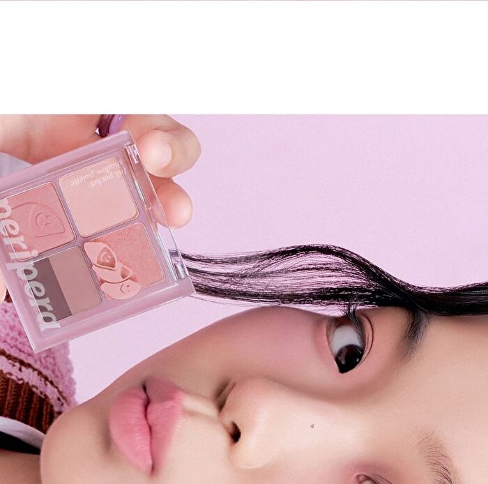 peripera Ink Pocket Shadow Palette Pink Guma Series - 2 Types - #10 Just Picked Pink
