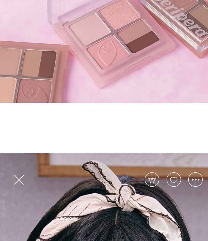 peripera Ink Pocket Shadow Palette Pink Guma Series - 2 Types - #10 Just Picked Pink