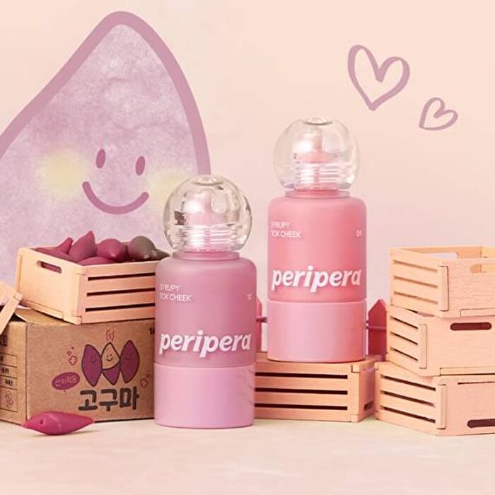 peripera Syrupy Tok Cheek Pink Guma Series - 2 Colors - #10 Pale Lavender