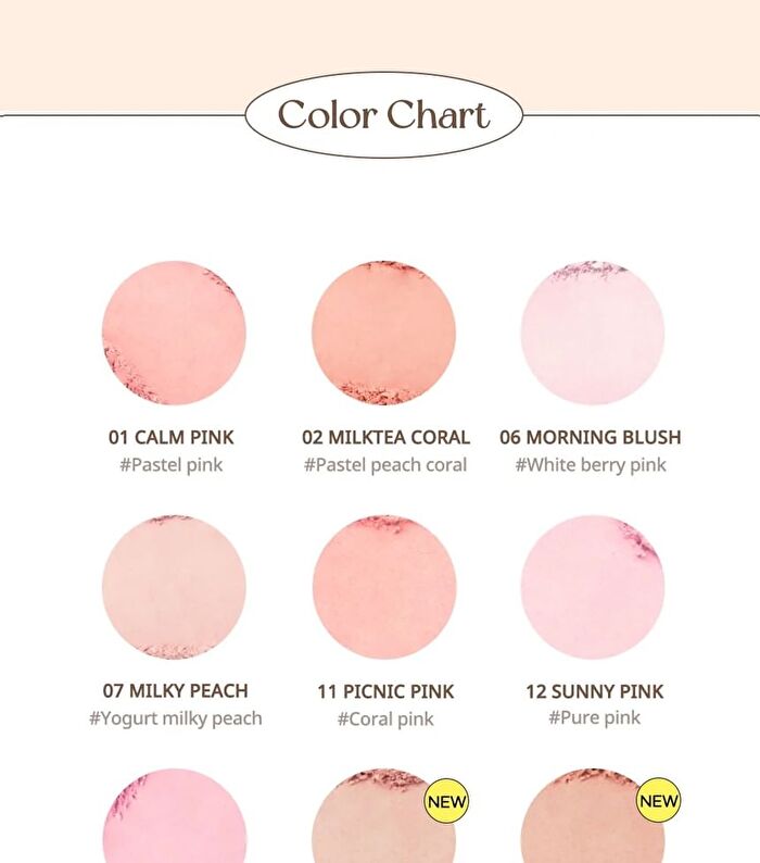peripera Pure Blushed Sunshine Cheek - 9 Colors - #28 Romantic Rose