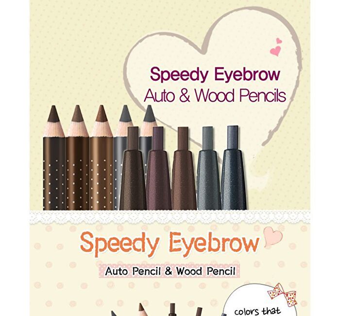 peripera Speedy Eyebrow Auto Pencil - 5 Colors - #04 Mocha Taupe