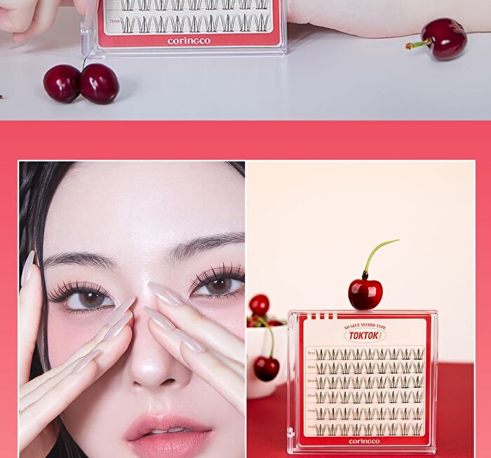 Coringco Toktok-Hara No Glue Eyelash - 12 Types - #12 Cats