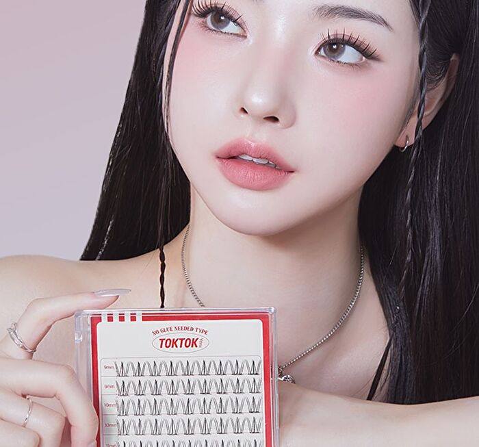 Coringco Toktok-Hara No Glue Eyelash - 12 Types - #13 Maple