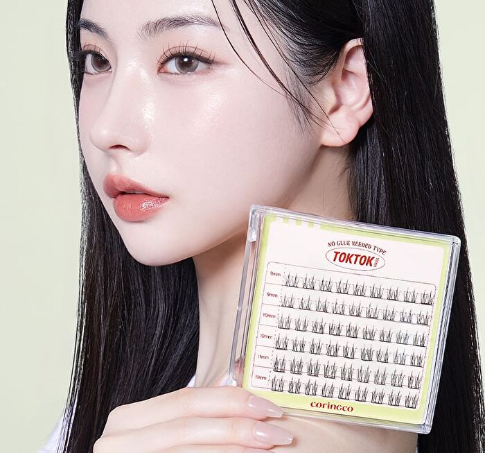 Coringco Toktok-Hara No Glue Eyelash - 12 Types - #13 Maple