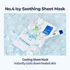 numbuzin No.4 SOS Icy Soothing Sheet Mask Set 10 sheets - 2025 Version - 27ml x 10 sheets