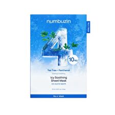 numbuzin No.4 SOS Icy Soothing Sheet Mask Set 10 sheets - 2025 Version - 27ml x 10 sheets