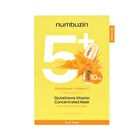 numbuzin No.5+ Glutathione Vitamin Concentrated Mask Set 10 sheets - 2025 Version - 27ml x 10 sheets