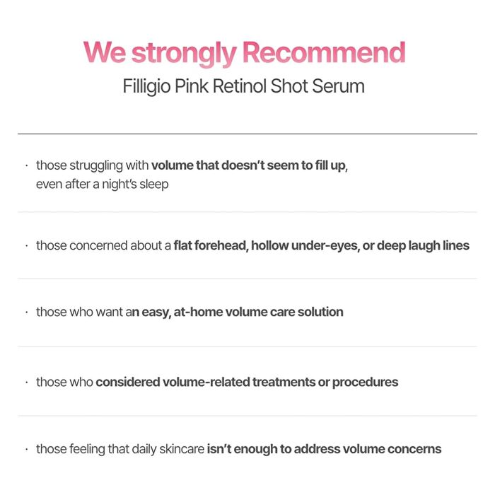 Filligio Pink Retinol Shot Serum - 30ml