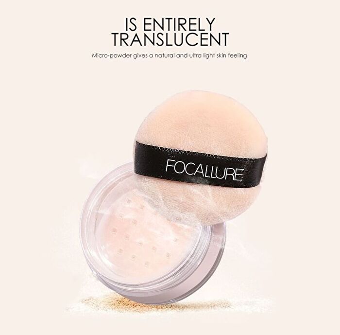 Focallure Invisible Finish Loose Setting Powder - 3 Colors - #01 Ivory - 7g