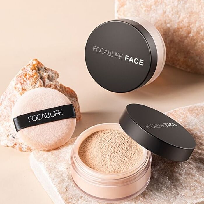 Focallure Invisible Finish Loose Setting Powder - 3 Colors - #01 Ivory - 7g
