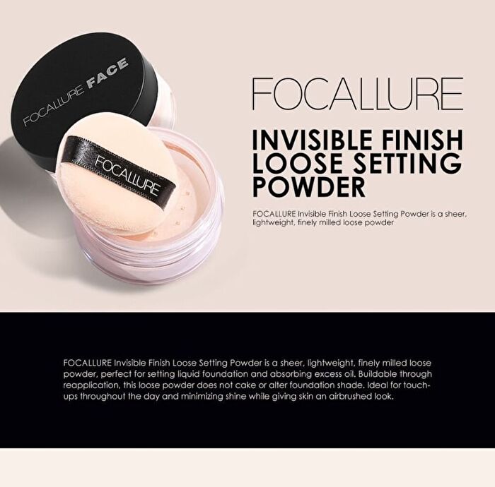 Focallure Invisible Finish Loose Setting Powder - 3 Colors - #02 Natural - 7g