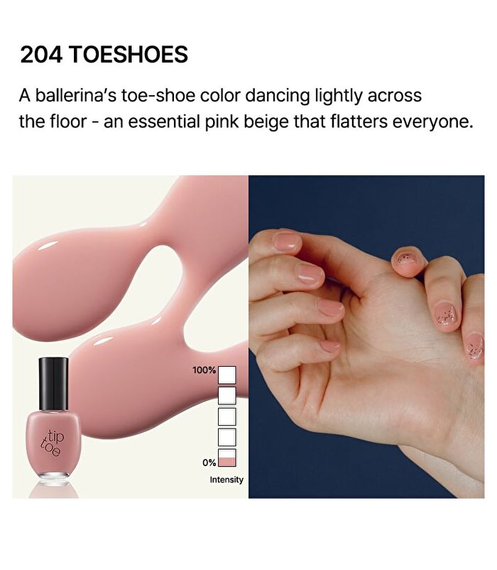 Andante Nail Polish - 13 Colors - #204 Toeshoes