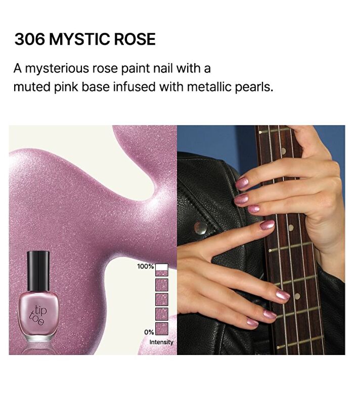 Giusto Nail Polish - 5 Colors - #306 Mystic Rose