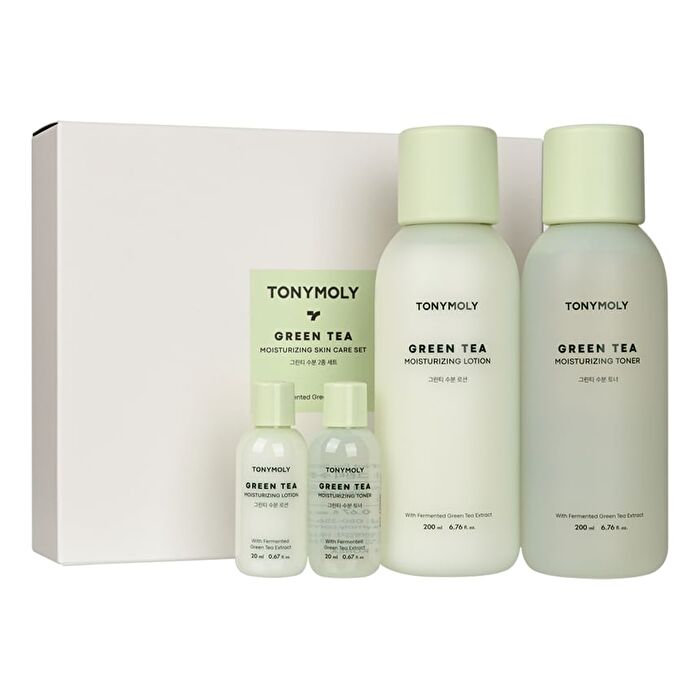 Green Tea Moisturizing Skin Care Set - 4 pcs