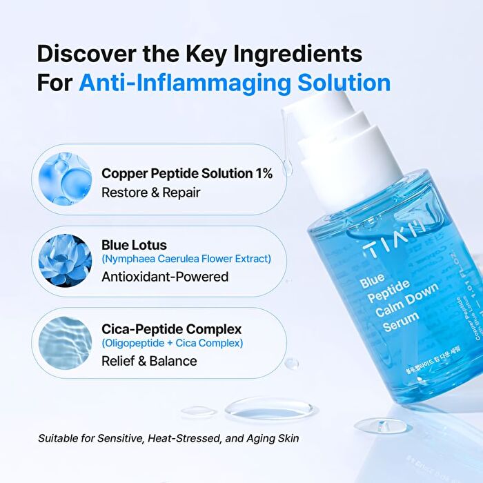 Tia\'m Blue Peptide Calm Down Serum - 30ml