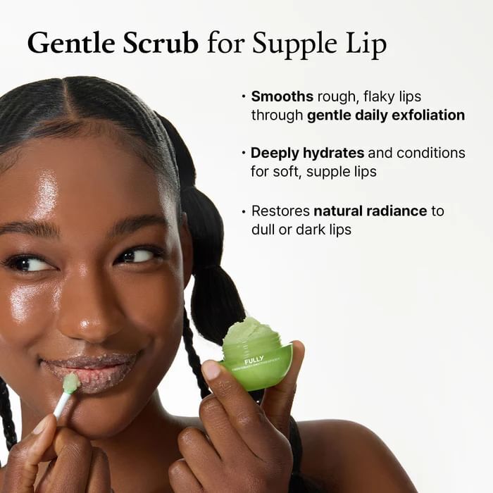 Fully Green Tomato Smoothie Lip Scrub - 12g