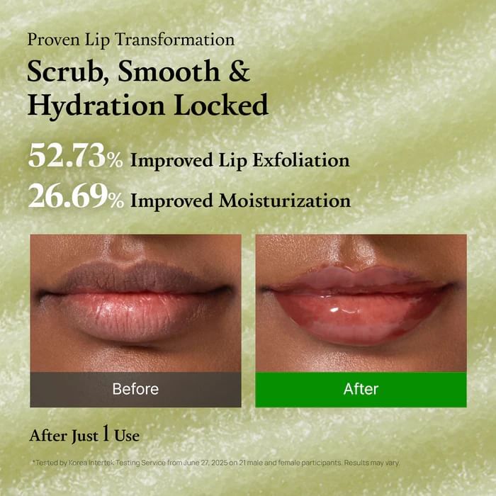 Fully Green Tomato Smoothie Lip Scrub - 12g