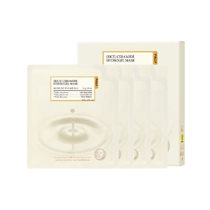 Fully Rice Ceramide Hydrogel Mask Set - 31g x 4 sheets
