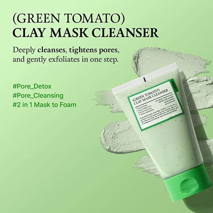 Fully Green Tomato Clay Pack Cleanser Mini - 30ml
