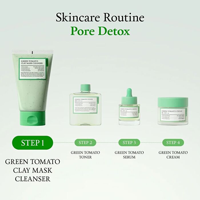 Fully Green Tomato Clay Pack Cleanser Mini - 30ml