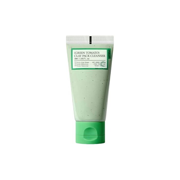 Fully Green Tomato Clay Pack Cleanser Mini - 30ml