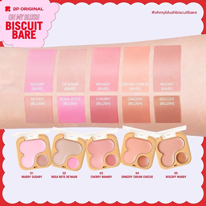 Oh My Blush Biscuit Bare - 01 Muddy Sugary