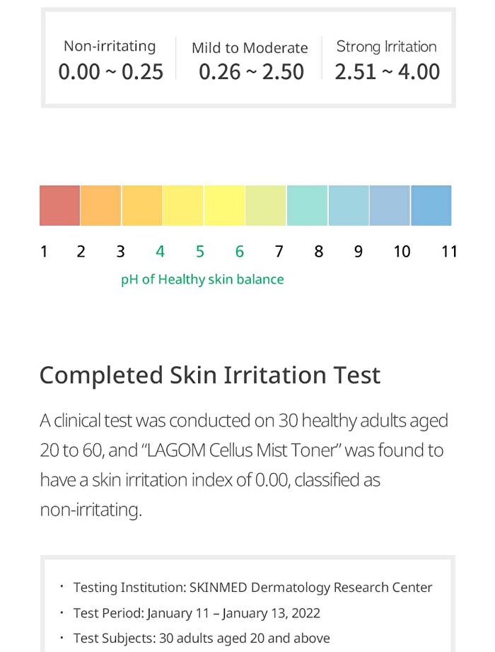 Lagom Cellus Mist Toner - 2025 Version - 100ml