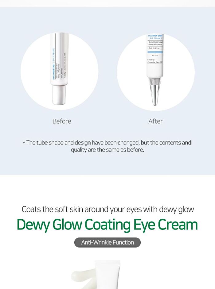 Hyaluron Shot Eye Cream  - 2025 Version - 25ml