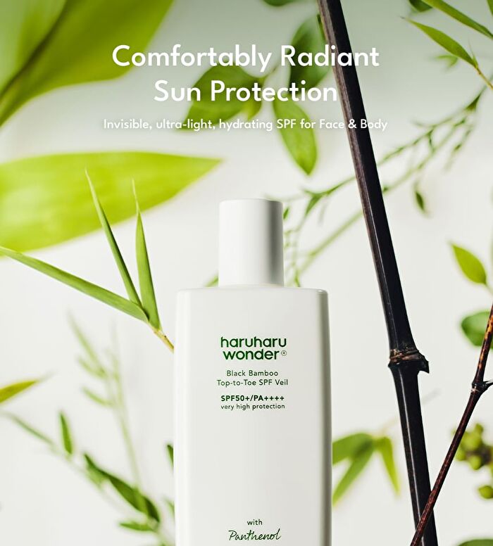 haruharu wonder Black Bamboo Top-to-Toe SPF Veil - 100ml