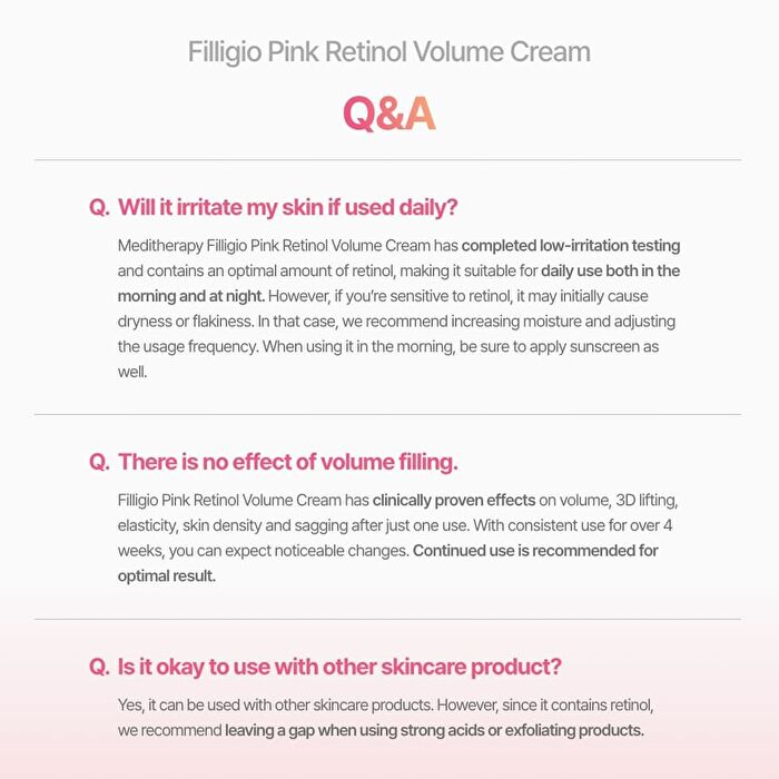 Filligio Pink Retinol Volume Cream - 50ml