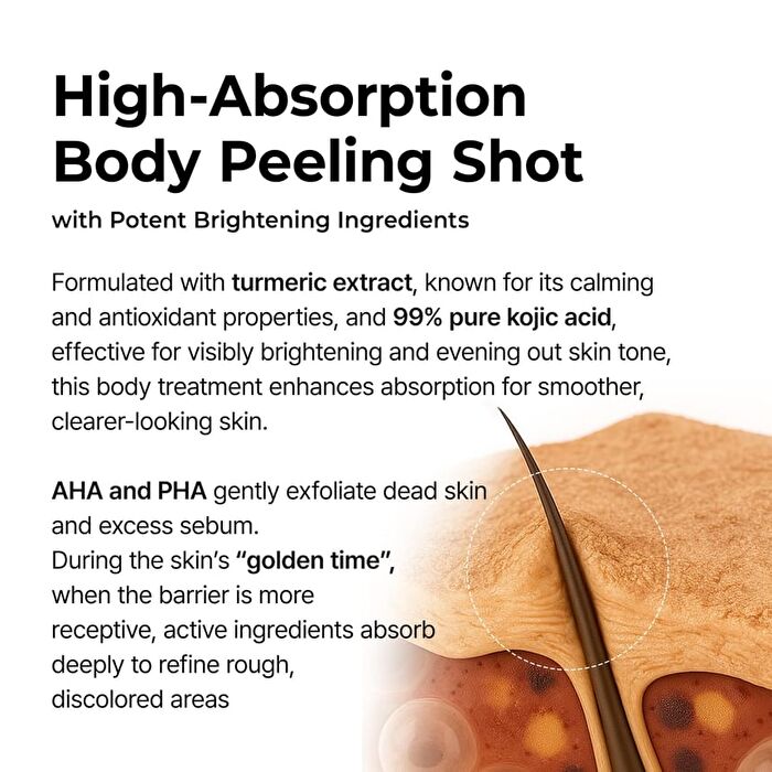 Peel Shot Exfoliating Kojic Acid Turmeric Spray - 200ml