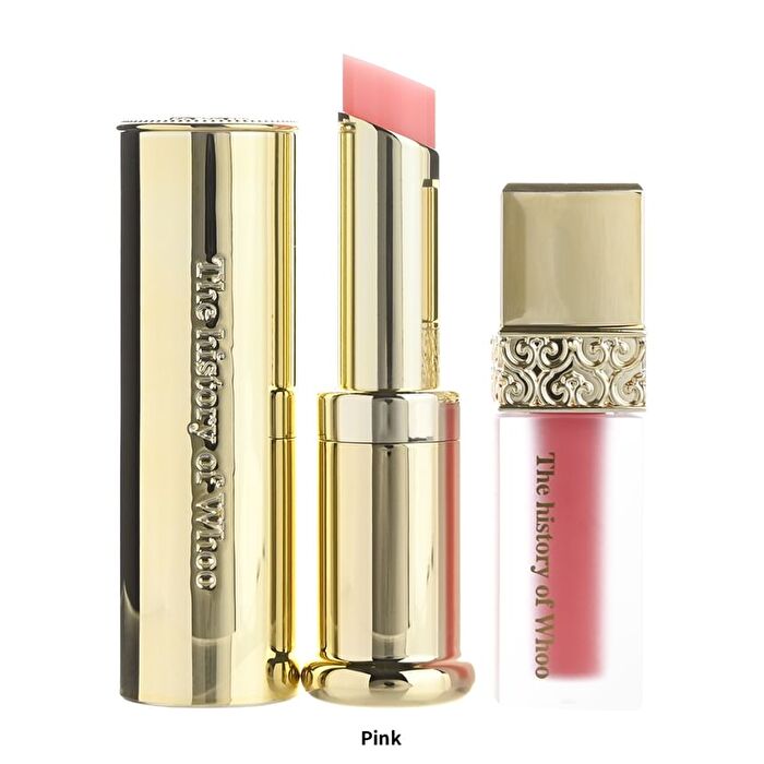 The Whoo Gongjinhyang Mi Glow Lip Balm Special Set - 2 Colors - Wine Red