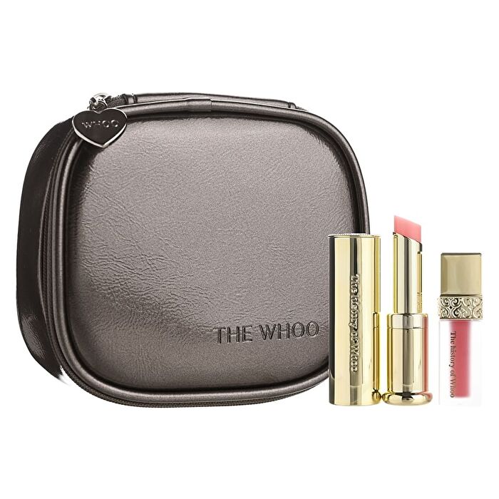 The Whoo Gongjinhyang Mi Glow Lip Balm Special Set - 2 Colors - Wine Red