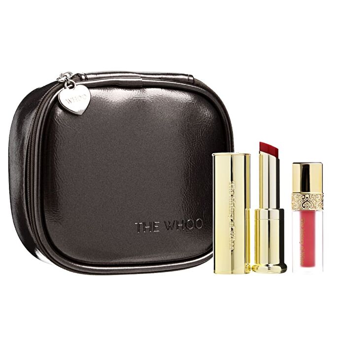 The Whoo Gongjinhyang Mi Glow Lip Balm Special Set - 2 Colors - Wine Red