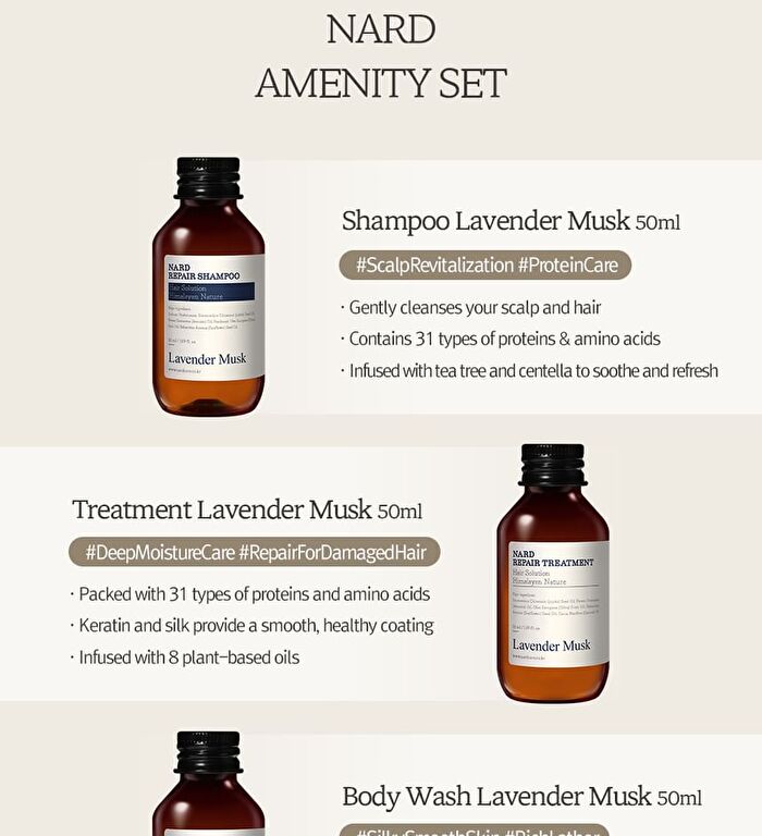 Nard Amenity Set - 4 pcs