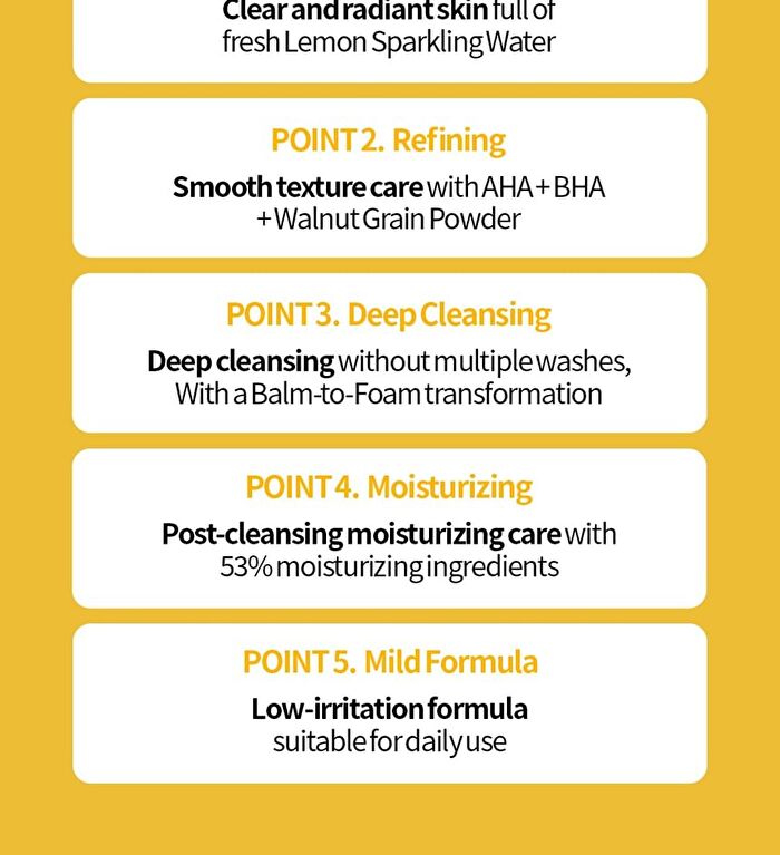 Lemon Sparkling Cleansing Balm - 150ml