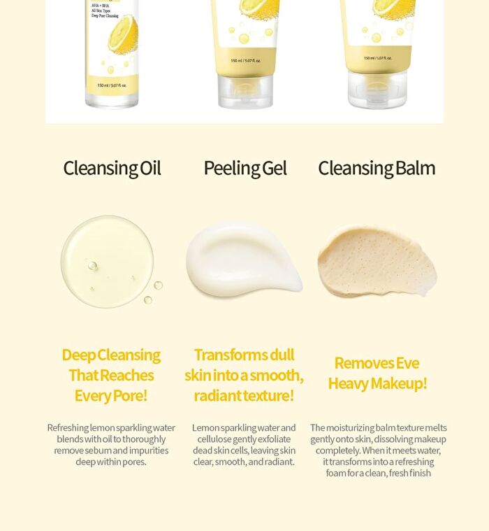 Lemon Sparkling Cleansing Balm - 150ml