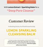 Lemon Sparkling Cleansing Balm - 150ml