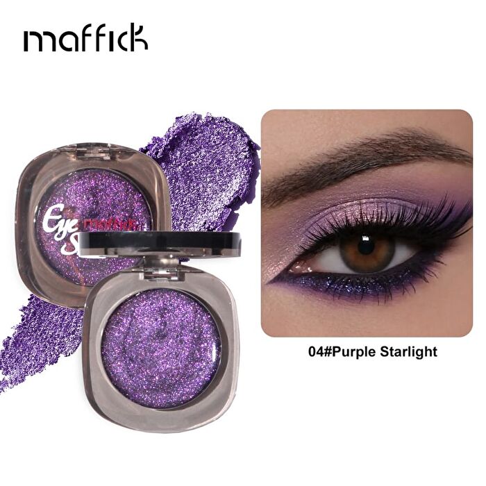 Mirror Glitter Dril Eyeshadow- 6 Colors - 01# Starlight Galaxy - 2.1g