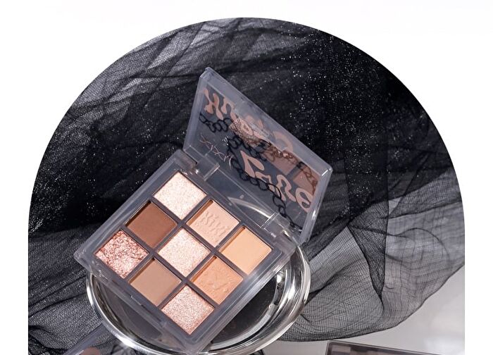 Smoky Pink Sweet 9 Color Eyeshadow - 4 Types - #02 Baked Oats - 7g