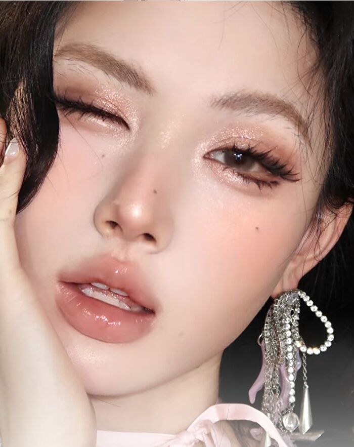 Smoky Pink Sweet 9 Color Eyeshadow - 4 Types - #03 Rich Chocolate - 7g