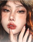 Smoky Pink Sweet 9 Color Eyeshadow - 4 Types - #03 Rich Chocolate - 7g