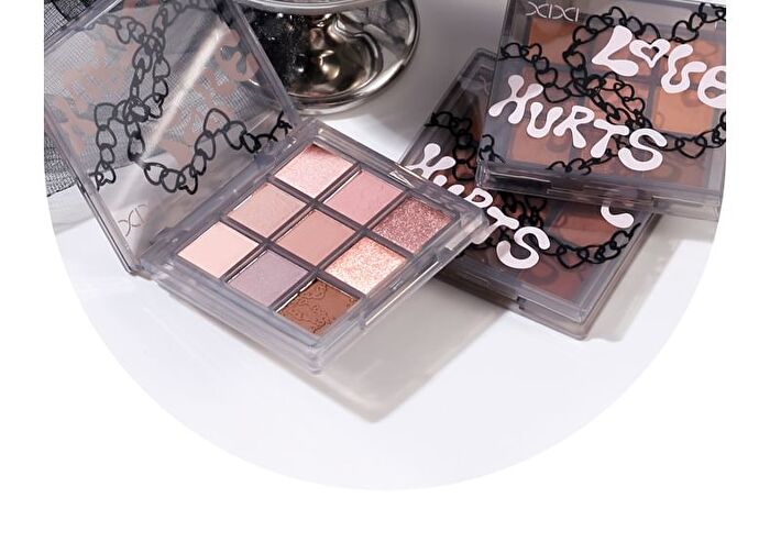 Smoky Pink Sweet 9 Color Eyeshadow - 4 Types - #03 Rich Chocolate - 7g