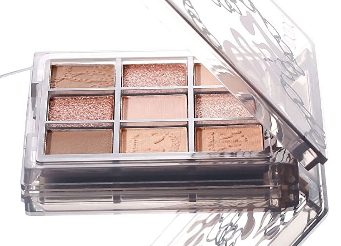Smoky Pink Sweet 9 Color Eyeshadow - 4 Types - #03 Rich Chocolate - 7g
