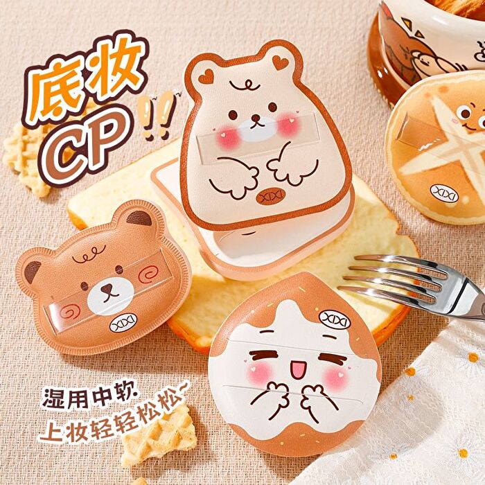 Marshmallow Cookie Series Puff - 6 Types - #XX18 Cotton Toast - 1pc
